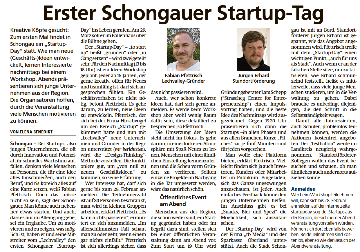 Artikel Schongauer Nachrichten Feb 25